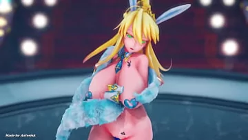 Play Kinky MMD Night: Întâlnirea explicită a lui Artoria Pendragon Bunny